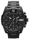 Diesel DZ4283 Mega Chief Chronograph Men's Watch - Black Dial & Black Steel Strap