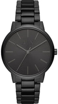 Armani Exchange Cayde AX2701 Men's Analog Watch - Black Dial with Black Stainless Steel Strap