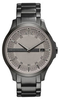 Armani Exchange Hampton AX2194 Men's Chronograph Watch - Grey Dial with Matching Grey Stainless Steel Strap