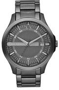 Armani Exchange Hampton AX2135 Men's Chronograph Watch - Grey Dial with Coordinated Grey Stainless Steel Strap