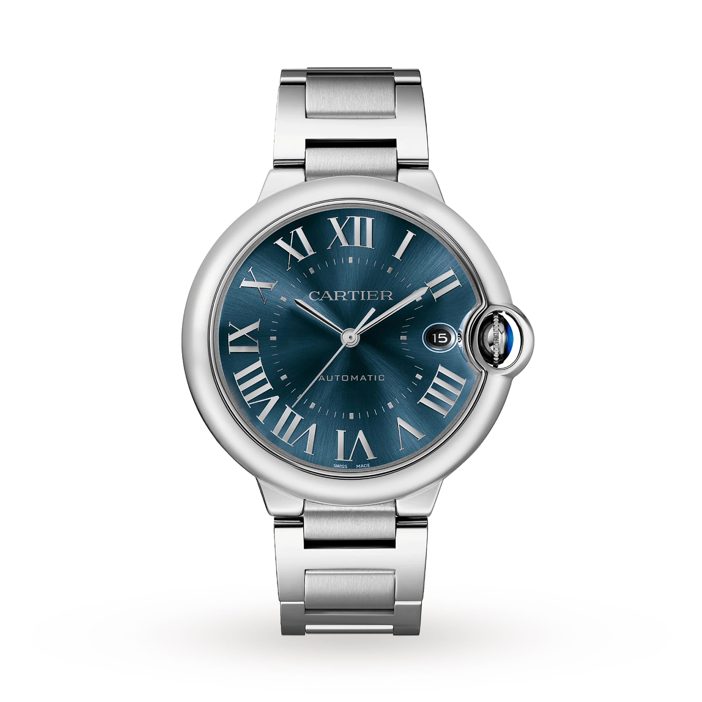 Ballon Bleu de Cartier 40 Watch - 40mm, Steel, Blue Dial