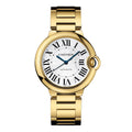 Ballon Bleu de Cartier 36 Watch - 36mm, 18K Yellow Gold, Silver Dial