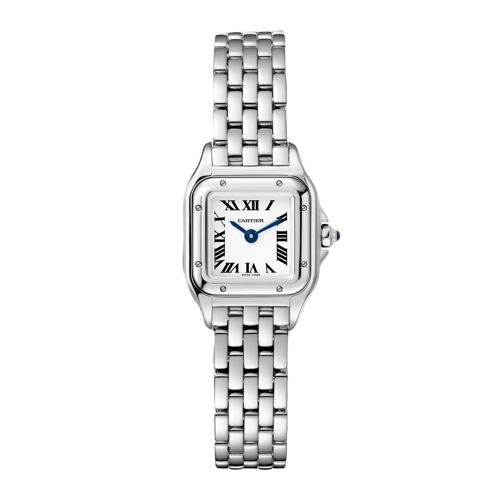 Panthère de Cartier Mini Model Watch - 20mm, Steel, Silver Dial