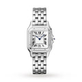 Panthère de Cartier Medium Model Watch - 27mm, Steel, White Dial