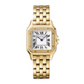 Panthère de Cartier Medium Model Watch - 27mm, 18K Yellow Gold, Silver Dial