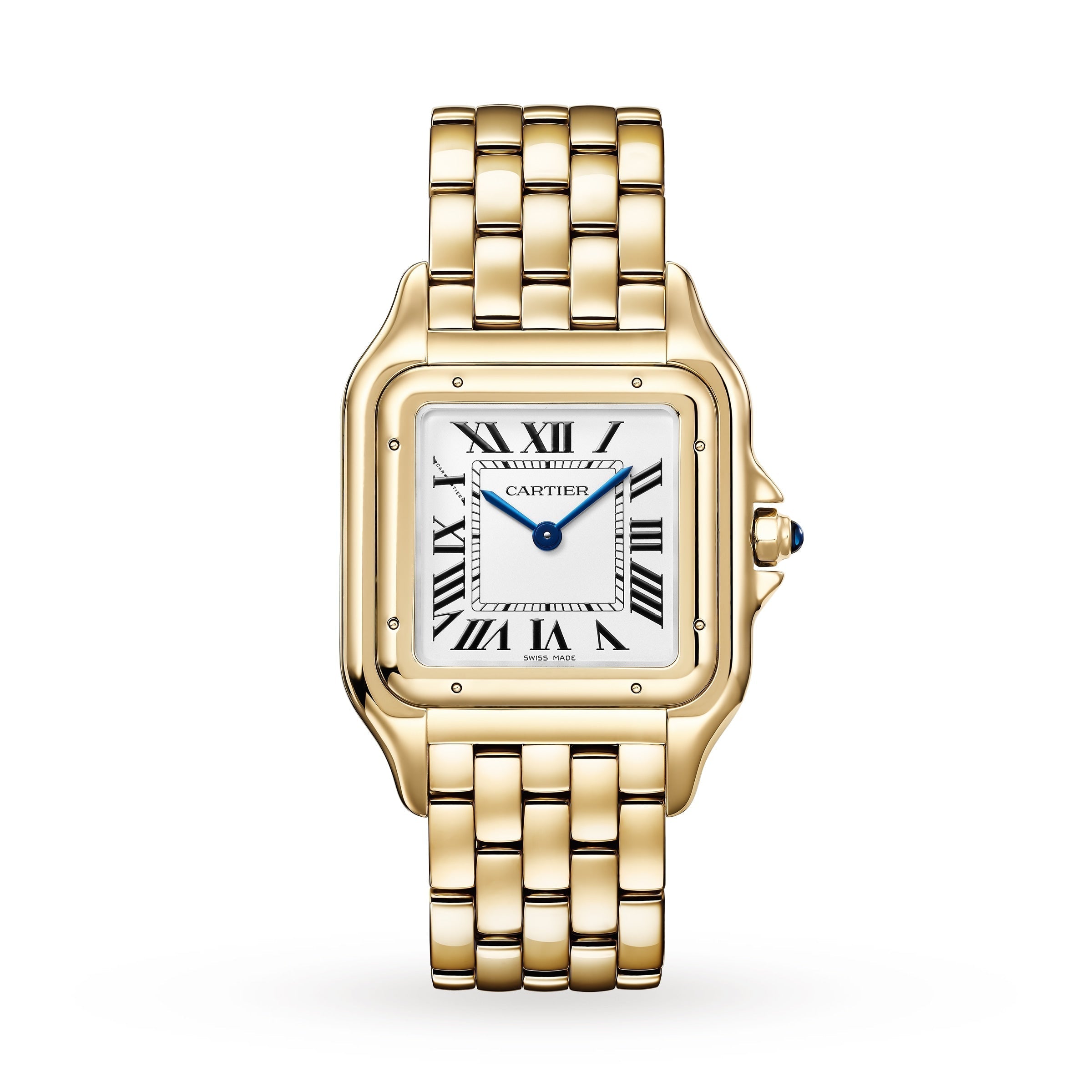 Panthère de Cartier Large Model Watch - 31mm, 18K Yellow Gold, Silver Dial