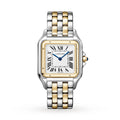 Panthère de Cartier Large Model Watch - 31mm, Two - Tone Steel & 18K Yellow Gold, White Dial
