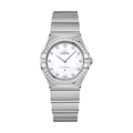 Omega Constellation Diamonds Quartz 28mm Watch - White on Bracelet