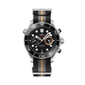 Omega Seamaster Diver 300M Chronograph 007 First Light 44mm Watch - Black on Fabric Strap