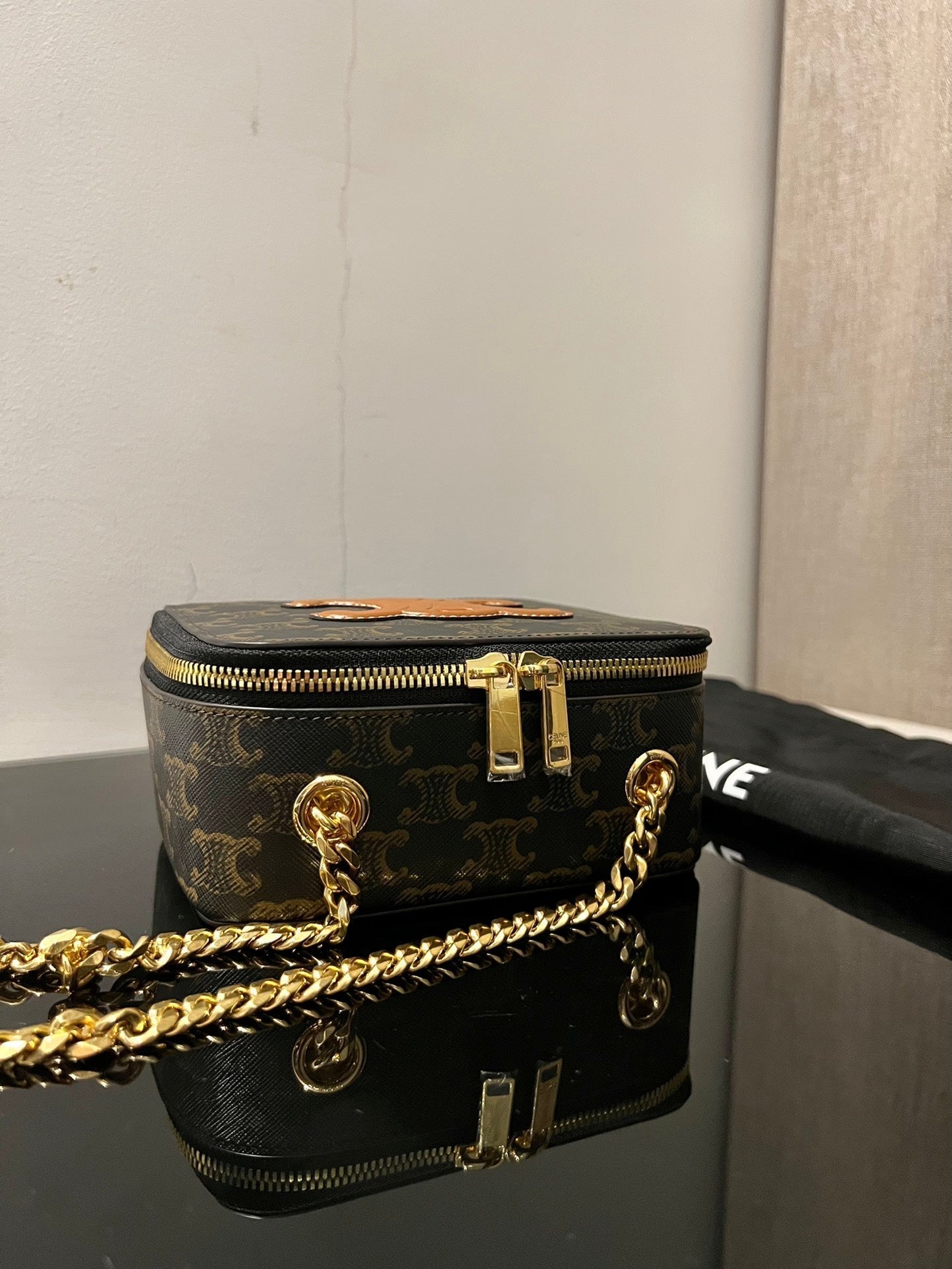 CELINE BOX TRIPHOME 16 PRINTED CALSKIN