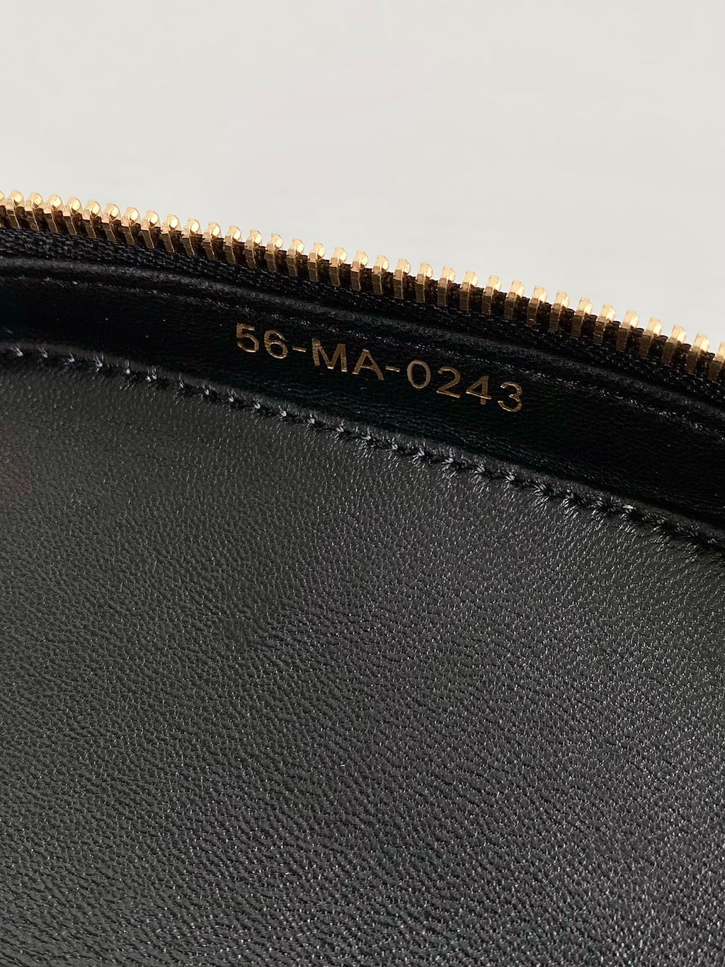 DIOR SIGNATURE VANITY 16 IN BLACK LAMBSKIN