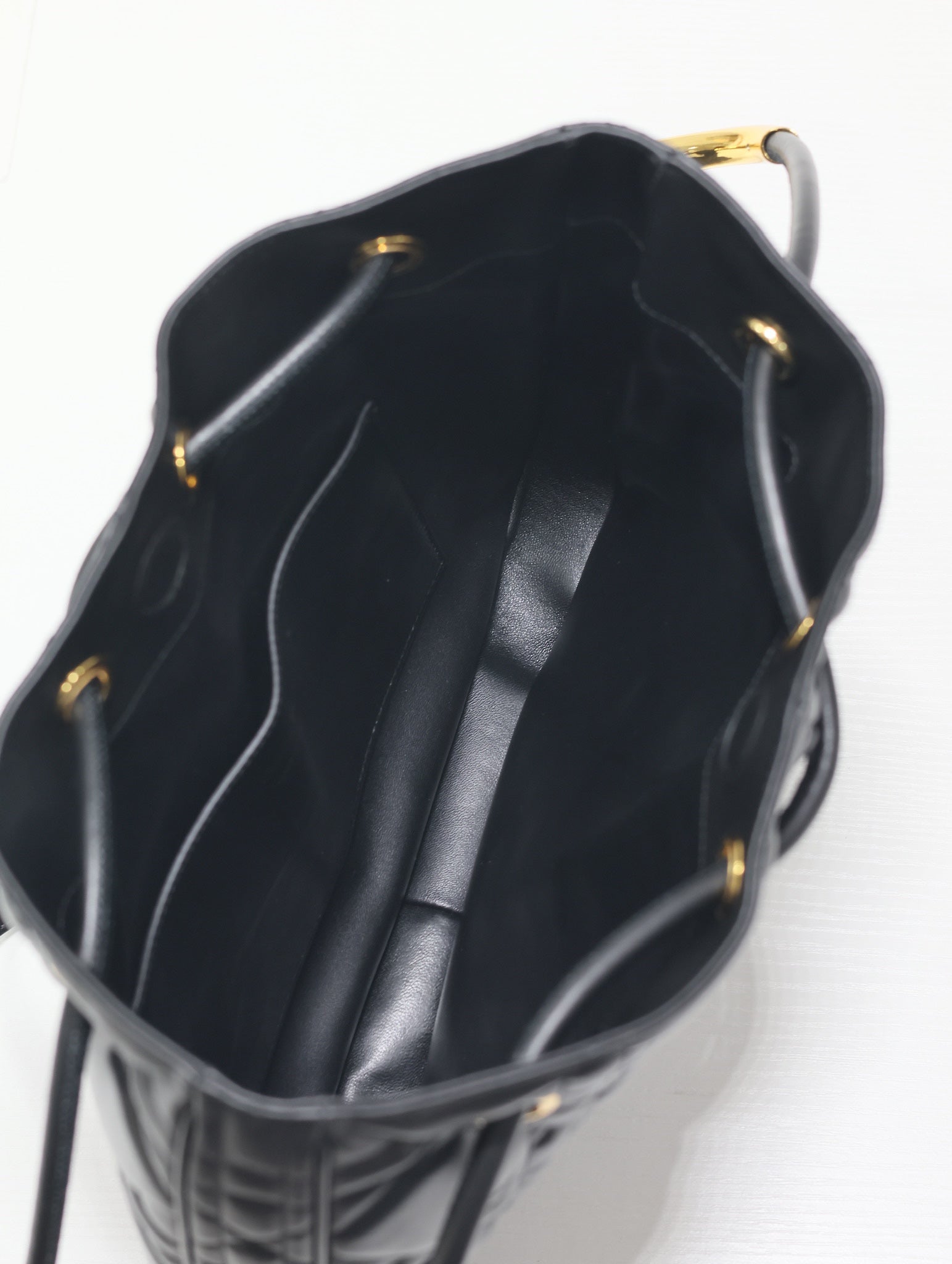DIOR MEDIUM 34 NOLITA BAG IN BLACK MACROCANNAGE CALFSKIN
