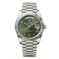 Rolex Day Watch - Date 40 228239 White Gold "Olive Green" President