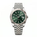 Rolex Datejust 41 126334 Oystersteel & White Gold "Mint Green" Watch
