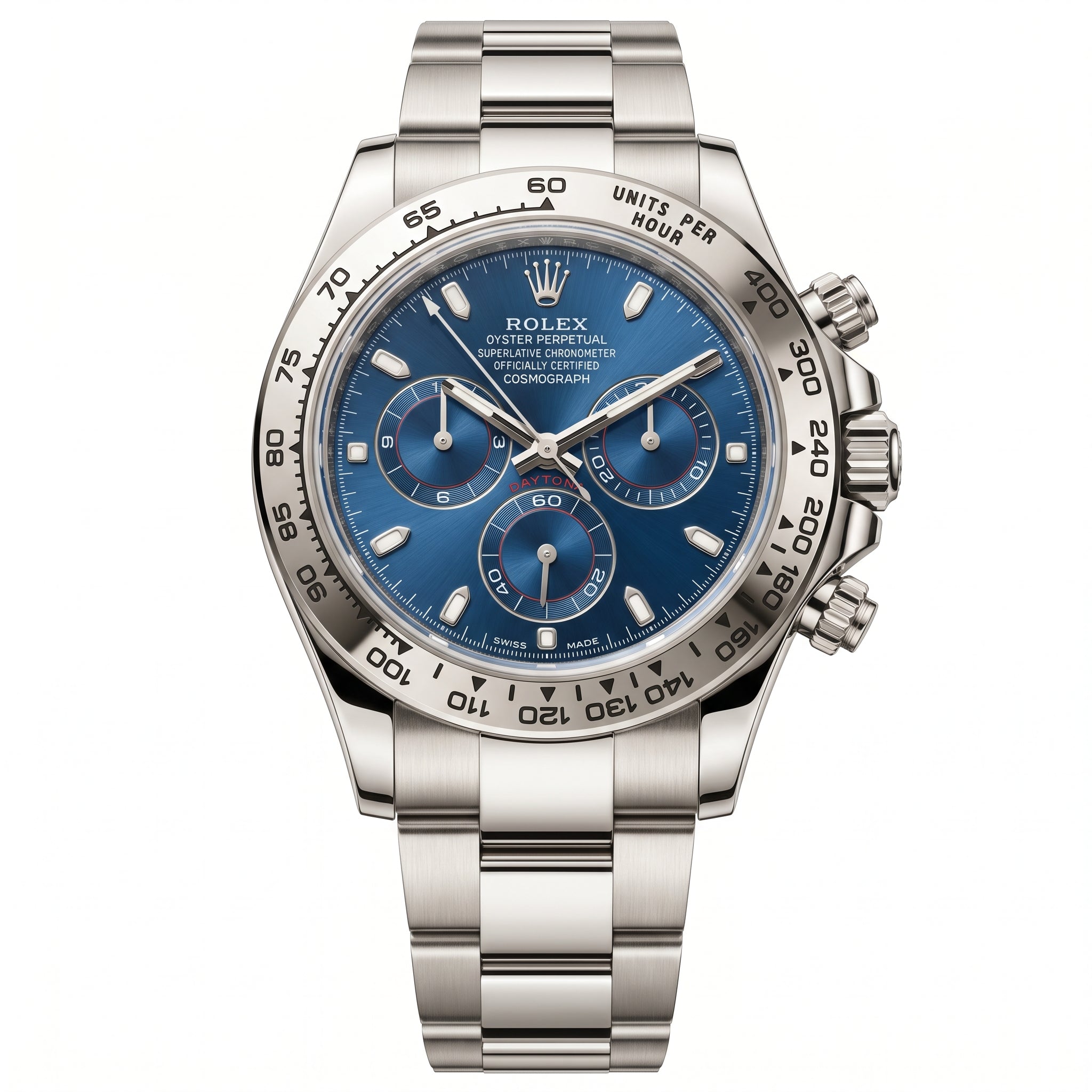 Rolex Cosmograph Daytona 126509 White Gold "Blue Dial" Watch