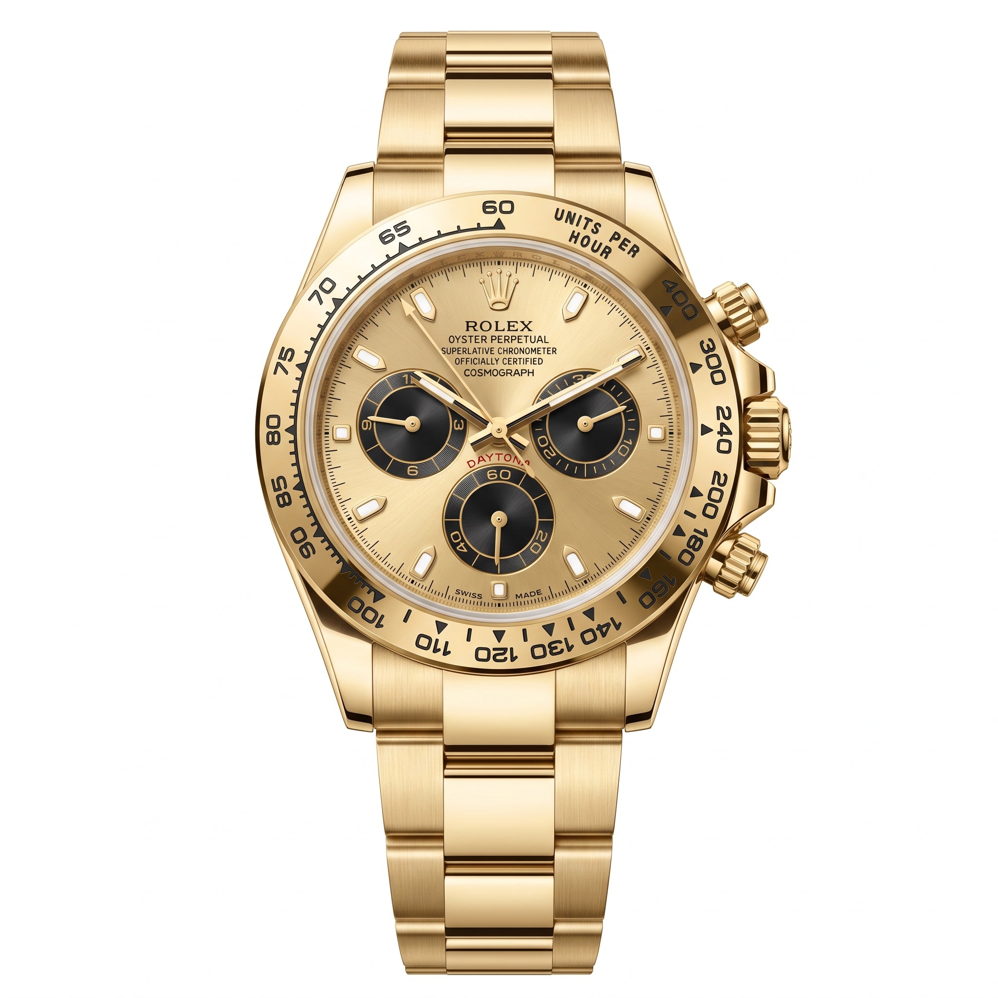 Rolex Cosmograph Daytona 126508 Yellow Gold "Champagne" Watch