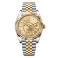 Rolex Sky Watch - Dweller 336933 Oystersteel & Yellow Gold "Champagne Dial"
