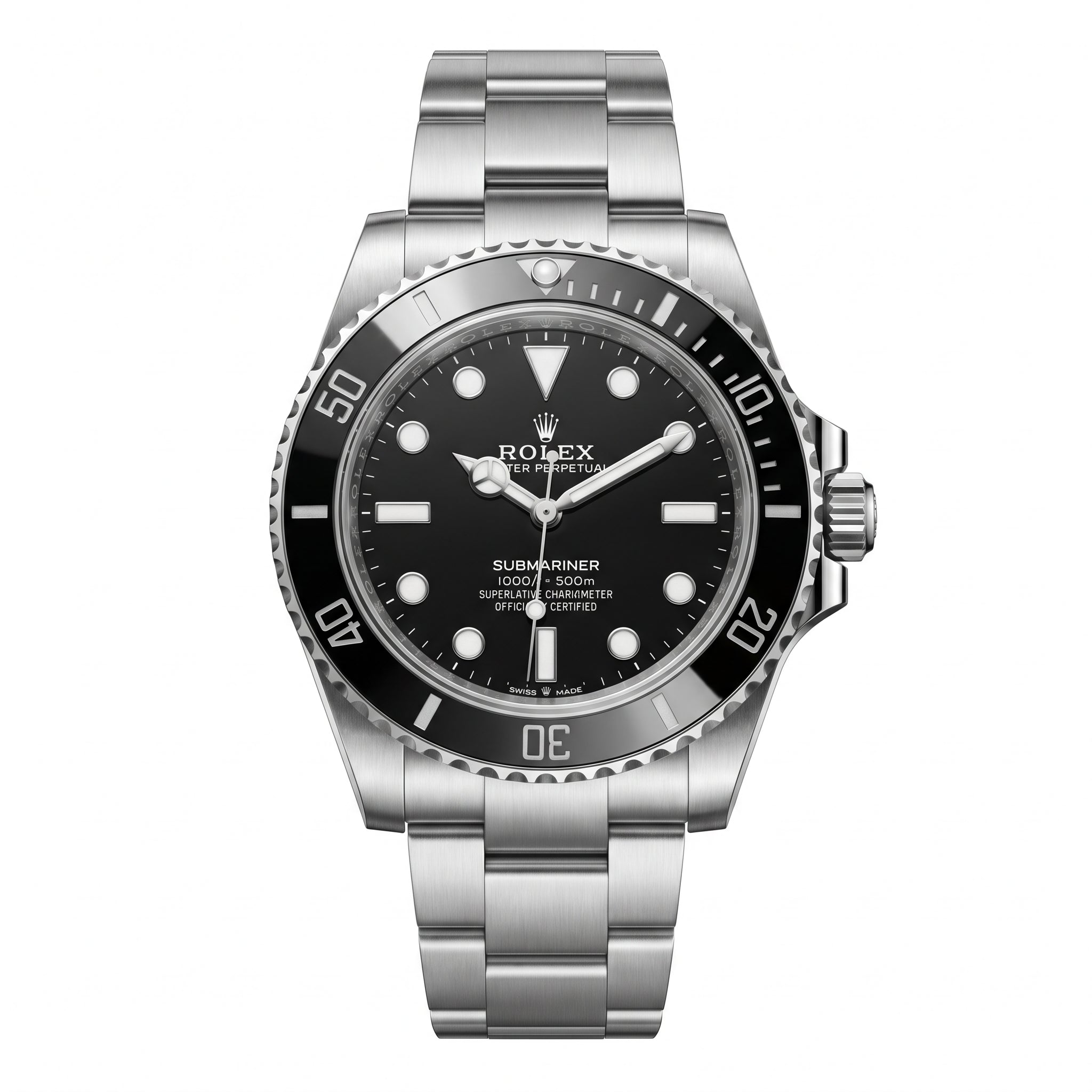 Rolex Submariner 124060 No Watch - Date Oystersteel "Black"