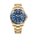 Rolex Submariner Date 126618LB Full Yellow Gold "Blue Dial" Watch