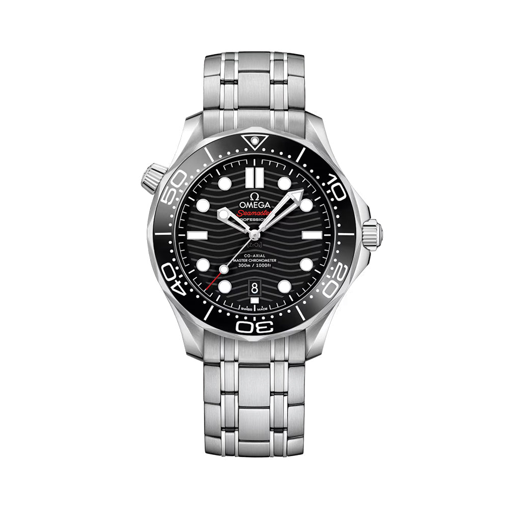 Omega Seamaster Diver 300M 42mm Watch - Black on Bracelet