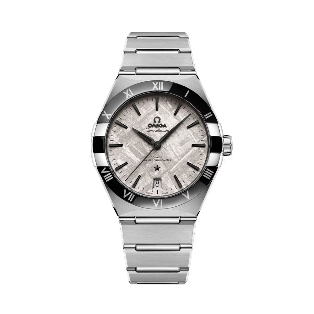 Omega Constellation 41mm Watch - Grey Meteorite on Bracelet