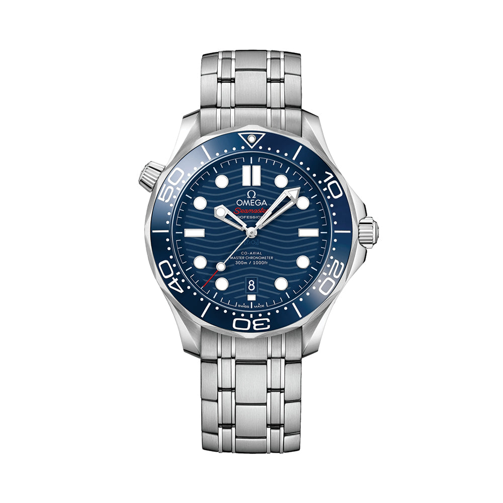 Omega Seamaster Diver 300M 42mm Watch - Blue on Bracelet