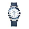 Omega Constellation 41mm Watch - White on Leather Strap