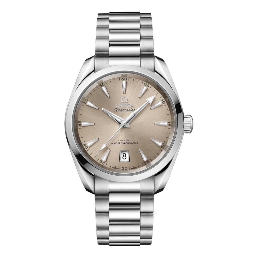 Omega Seamaster Aqua Terra Shades 150M 38mm Watch - Sandstone on Bracelet