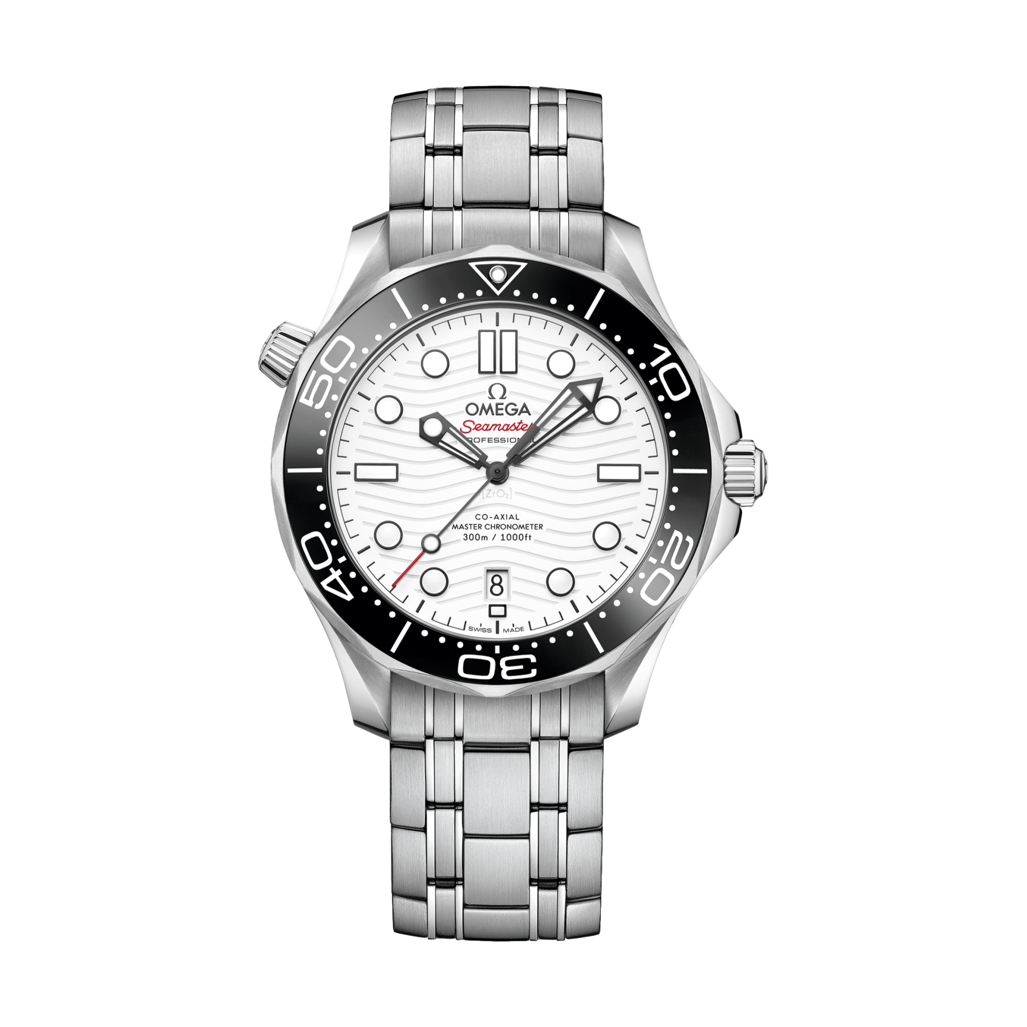 Omega Seamaster Diver 300M 42mm Watch - White on Bracelet