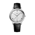 Omega De Ville Prestige 40mm Watch - Silver on Leather Strap