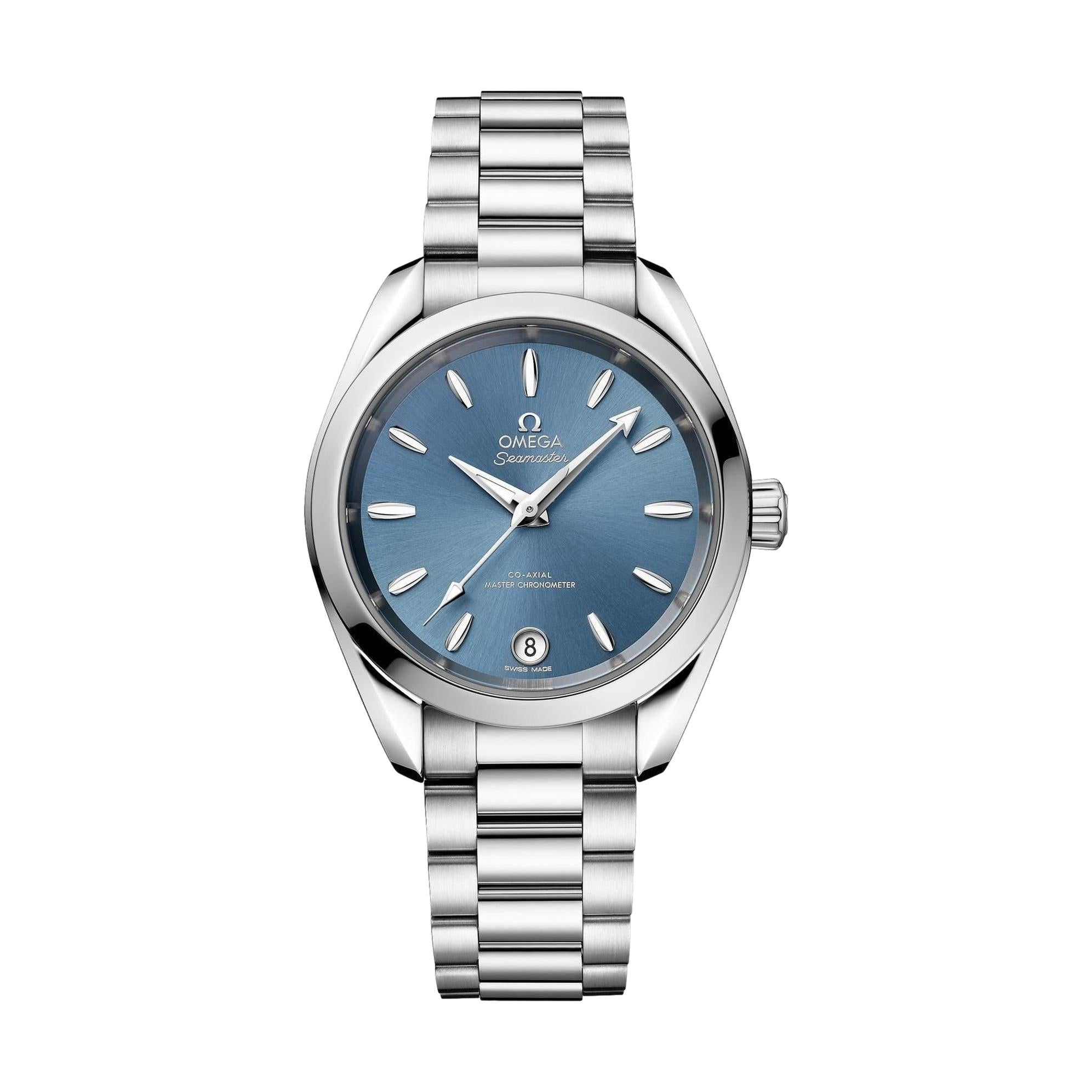 Omega Seamaster Aqua Terra 150M 34mm Watch - Sea Blue on Bracelet