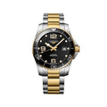 Longines HydroConquest Ceramic Bezel Two Watch - Tone 41mm - Black on Bracelet